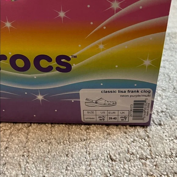 CROCS women’s 9 Lisa Frank - Picture 6 of 6
